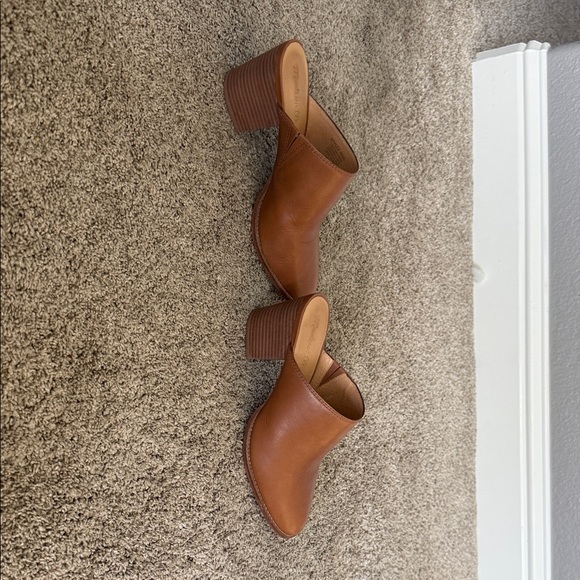 Madewell Brown Leather Mules - Picture 5 of 7